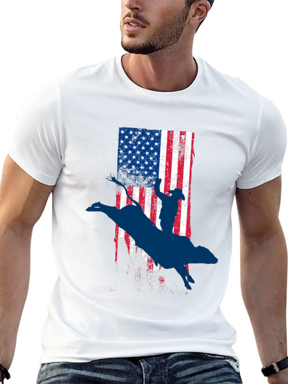 American Rodeo Bull Rider Graphic Tee