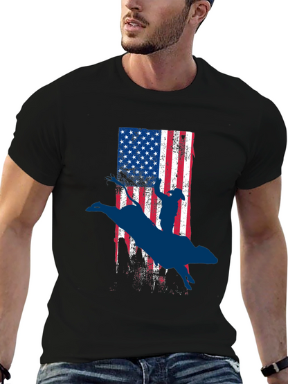 American Rodeo Bull Rider Graphic Tee