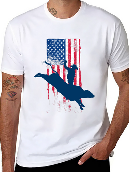 American Rodeo Bull Rider Graphic Tee