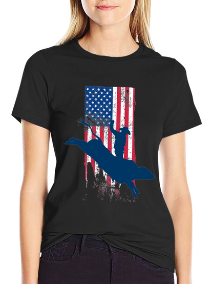 American Rodeo Bull Rider Graphic Tee