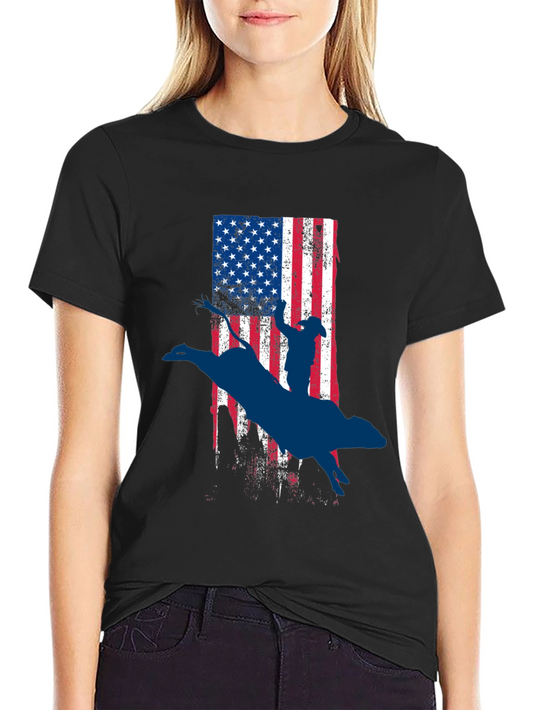 American Rodeo Bull Rider Graphic Tee