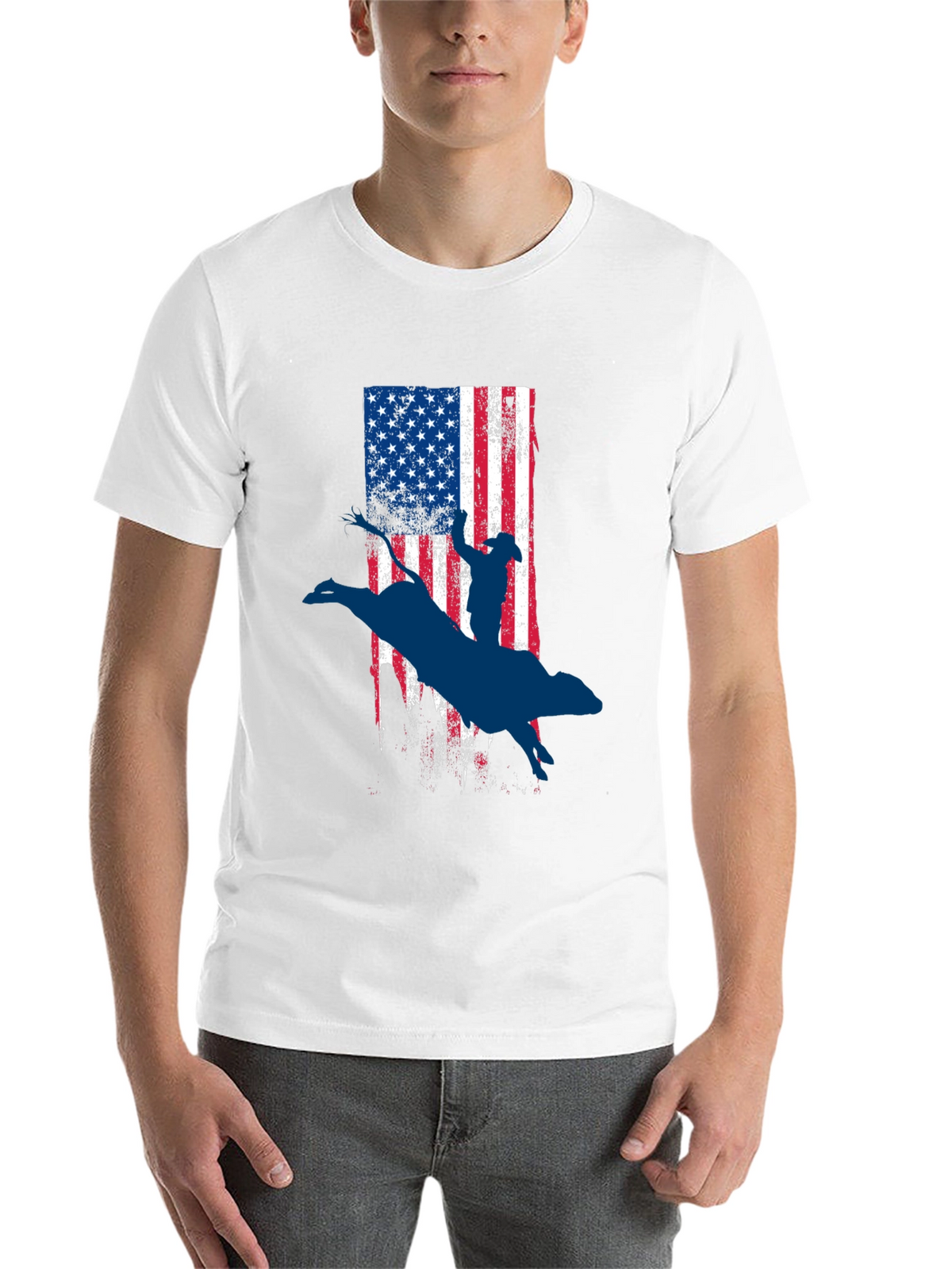 American Rodeo Bull Rider Graphic Tee