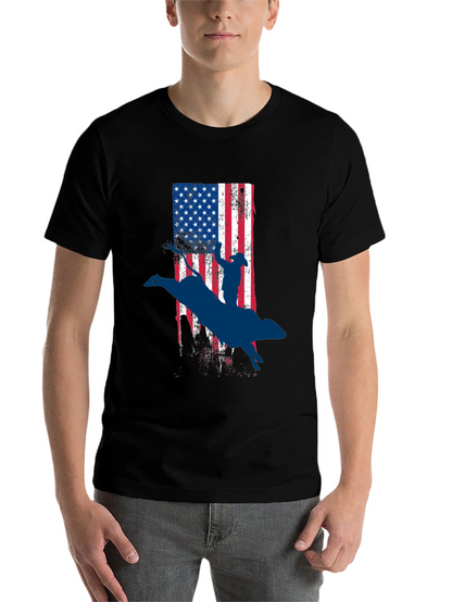 American Rodeo Bull Rider Graphic Tee
