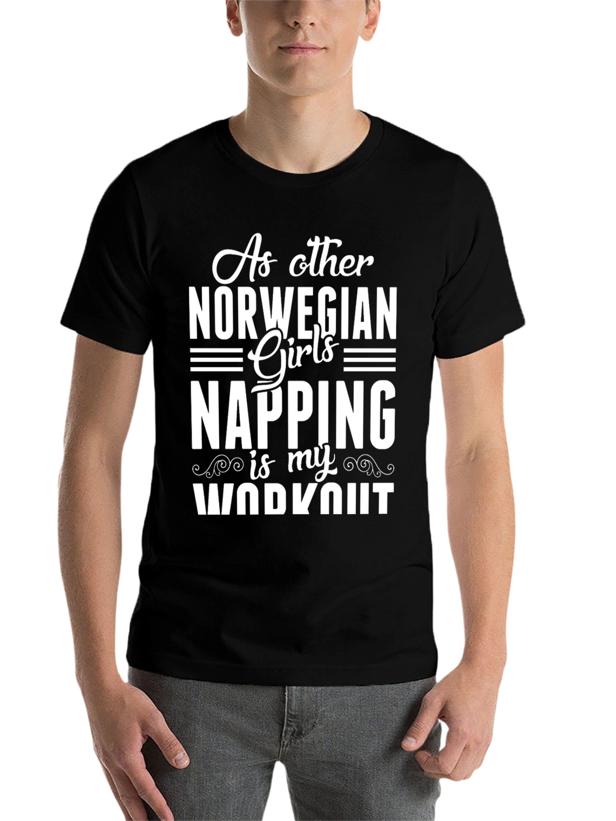 Norwegian Girls Napping Workout T-Shirt