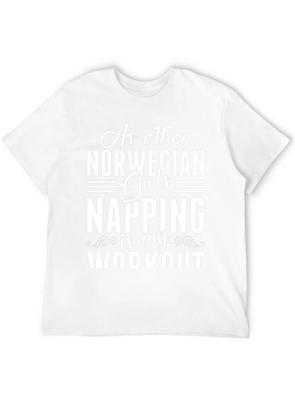 Norwegian Girls Napping Workout T-Shirt