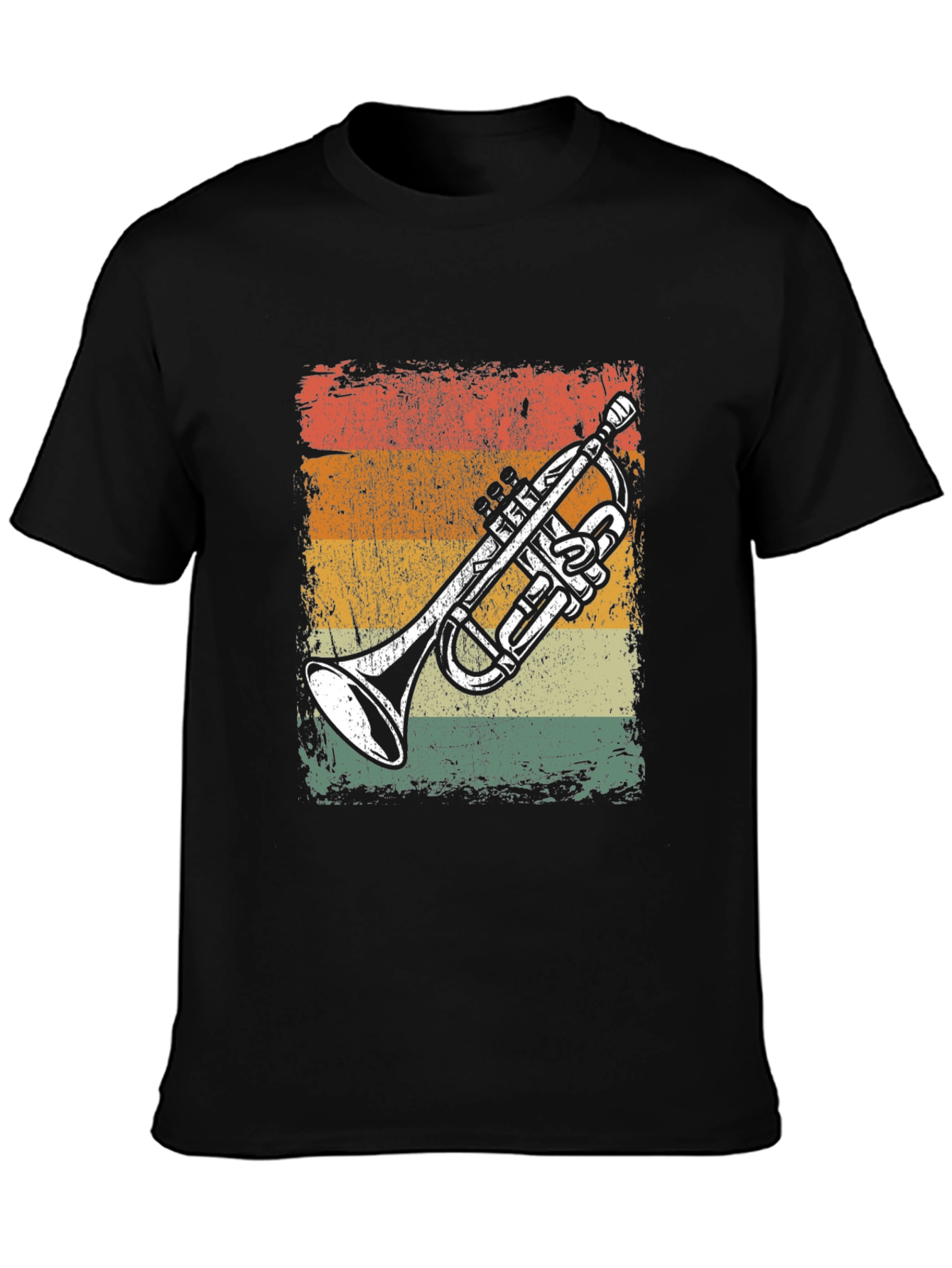 Vintage Trumpet T-Shirt - Retro Music Tee