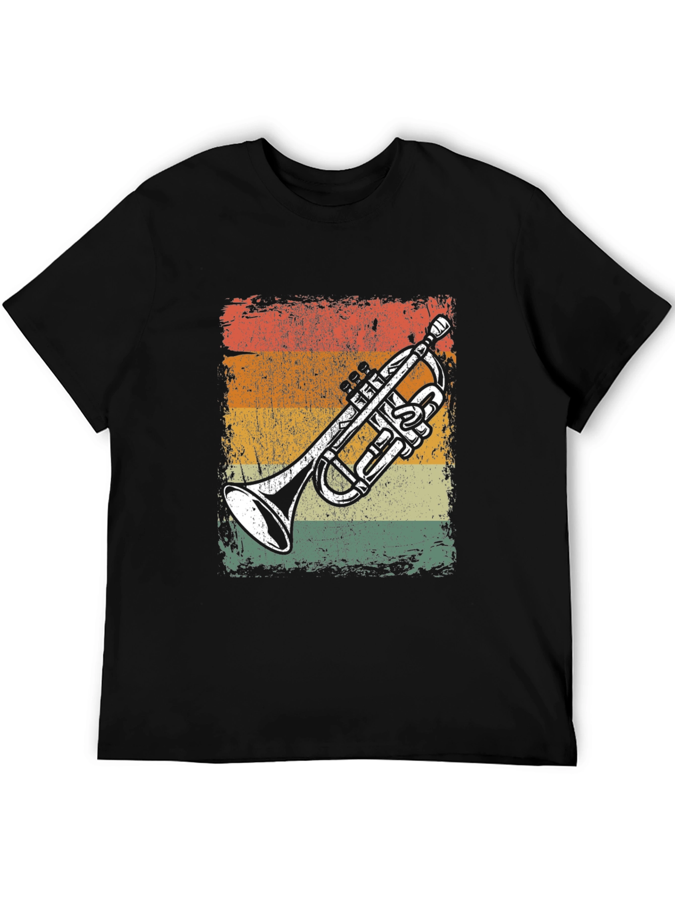 Vintage Trumpet T-Shirt - Retro Music Tee