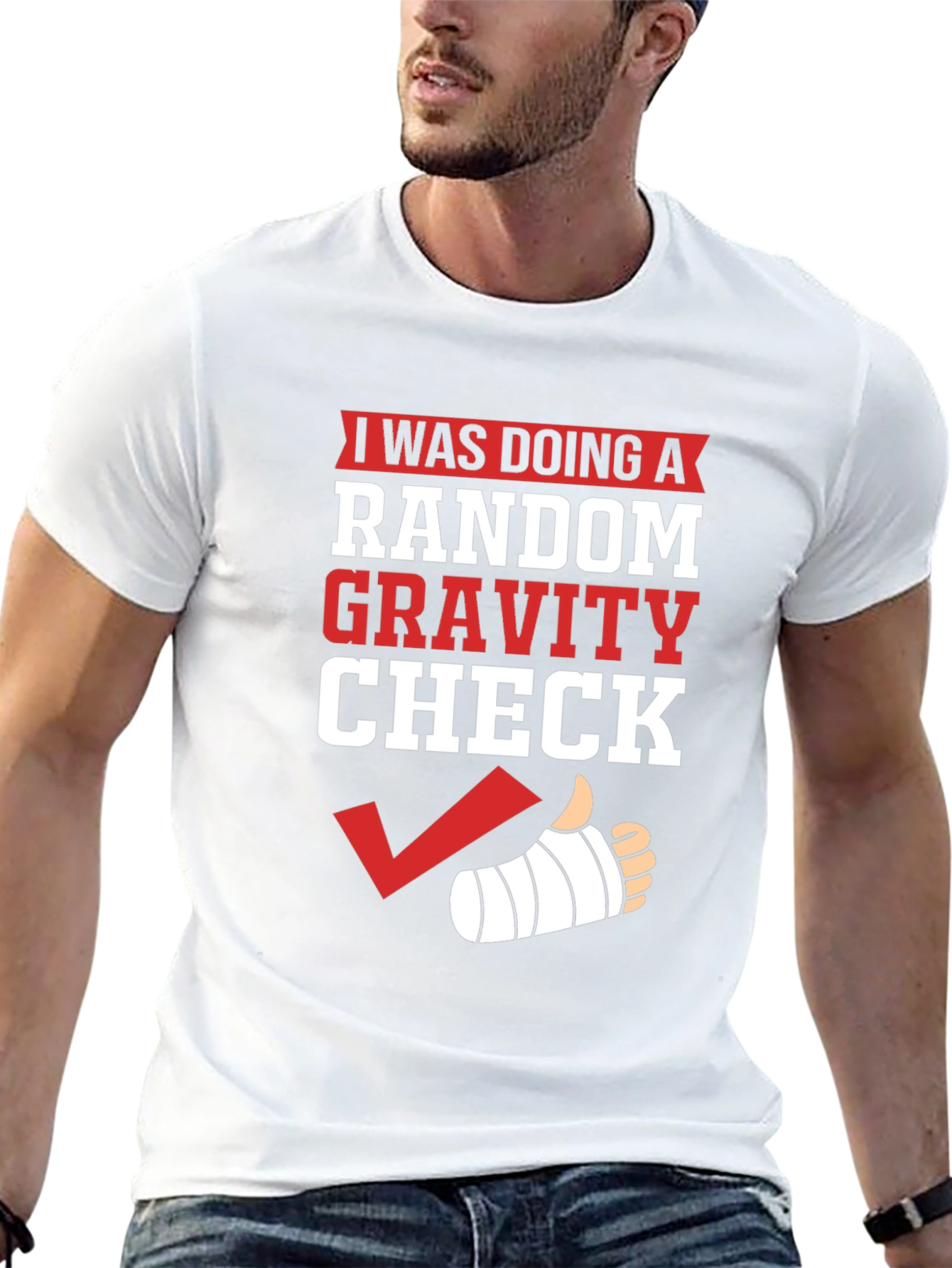 Random Gravity Check Humor T-Shirt