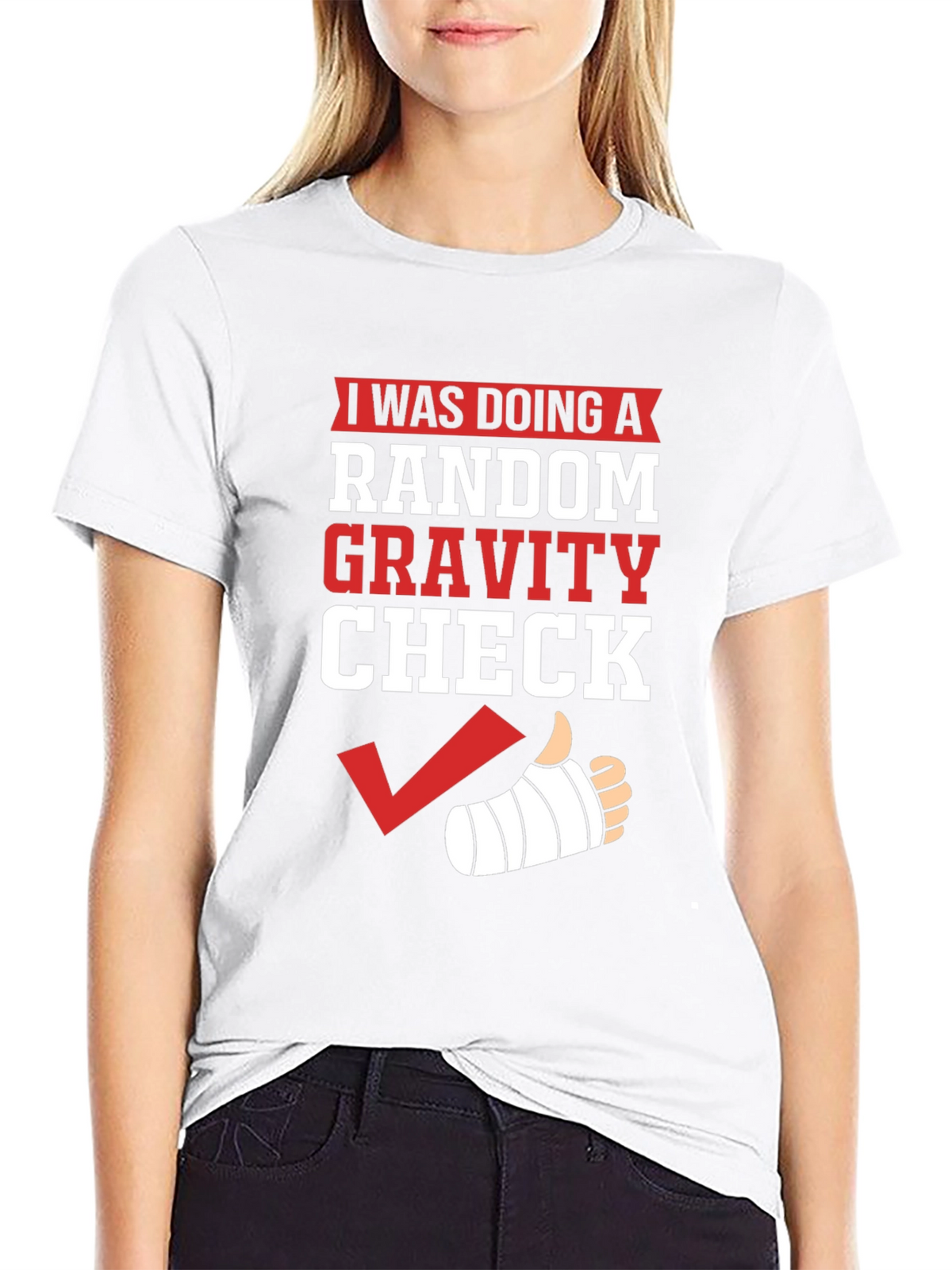 Random Gravity Check Humor T-Shirt