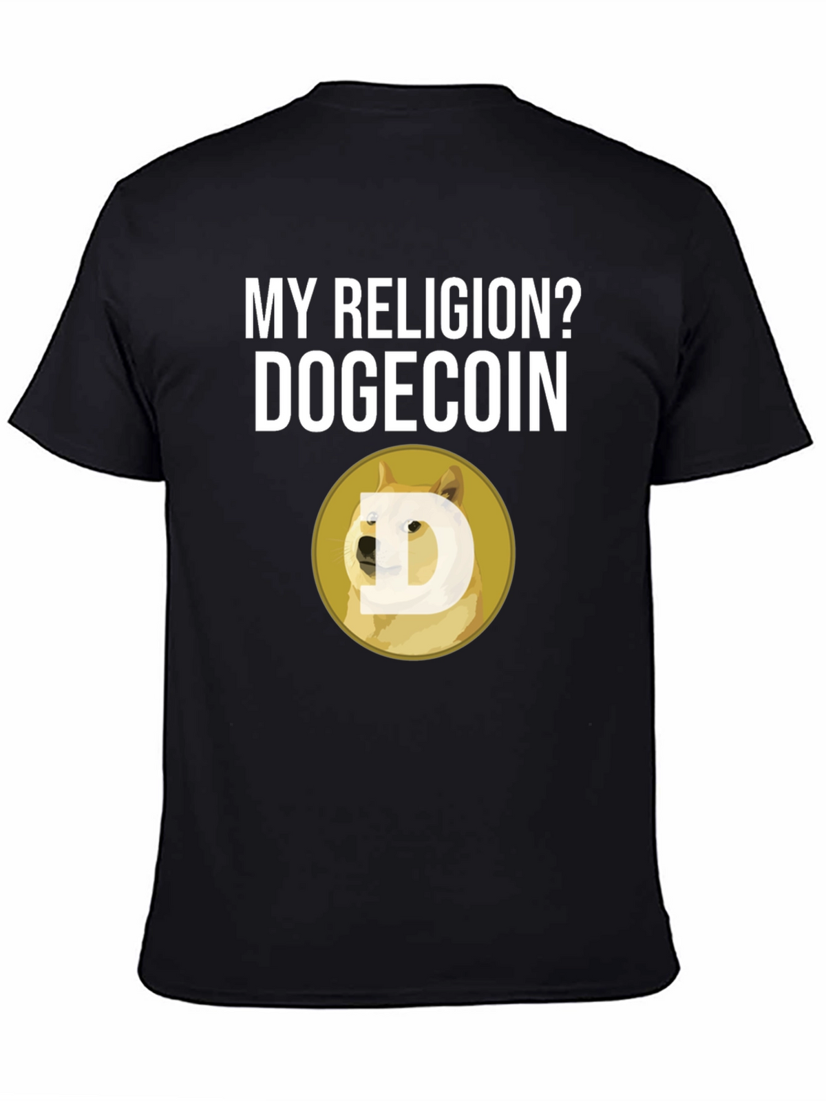 Dogecoin Religion T-Shirt - Crypto Meme Tee