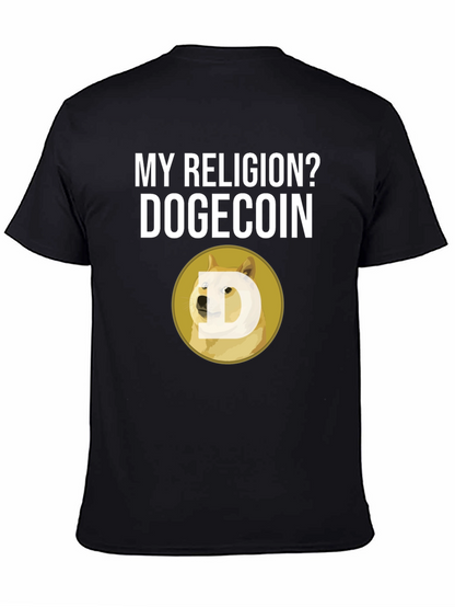 Dogecoin Religion T-Shirt - Crypto Meme Tee