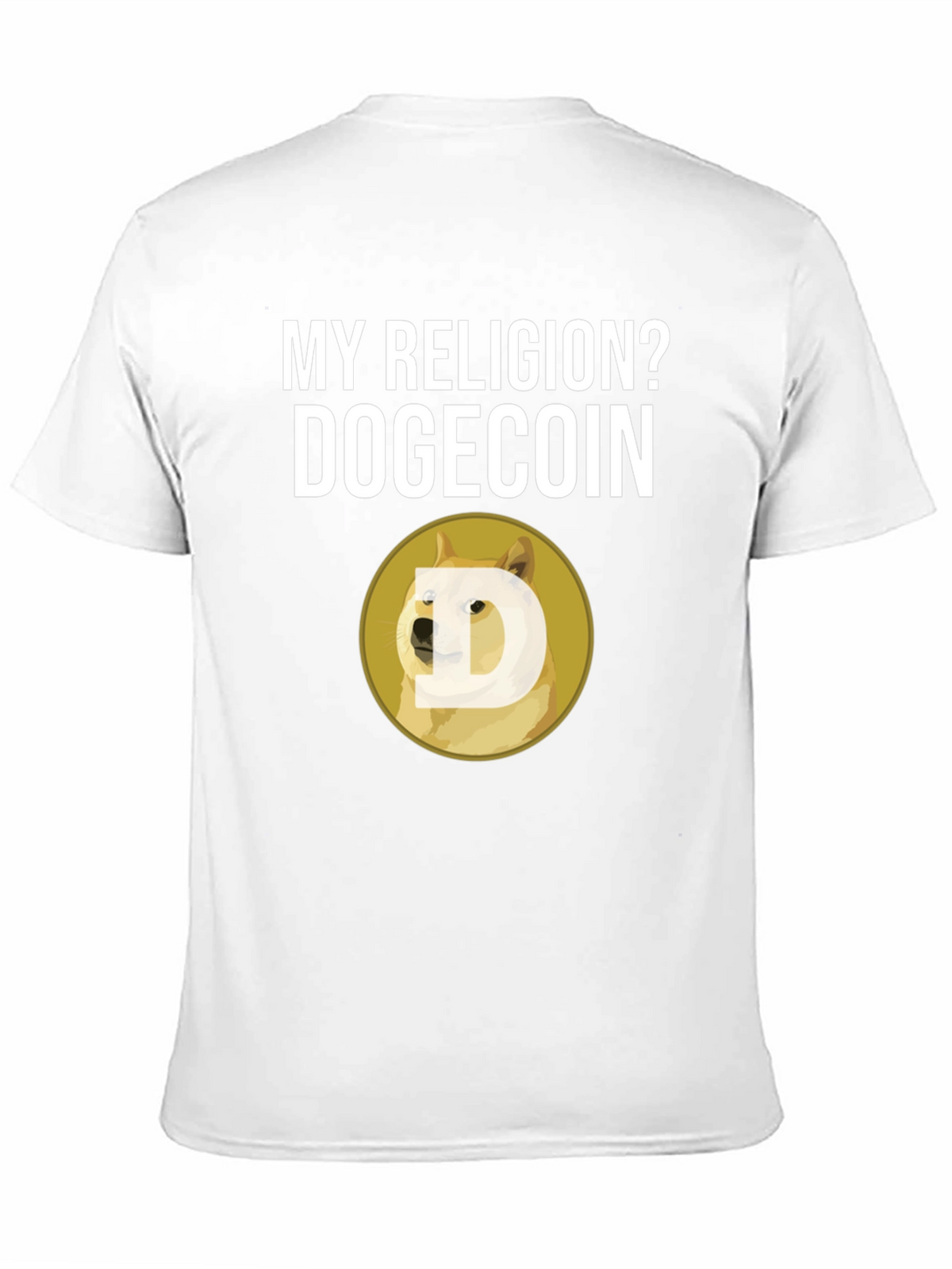 Dogecoin Religion T-Shirt - Crypto Meme Tee