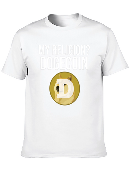 Dogecoin Religion T-Shirt - Crypto Meme Tee
