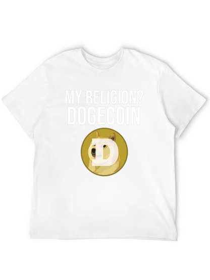 Dogecoin Religion T-Shirt - Crypto Meme Tee