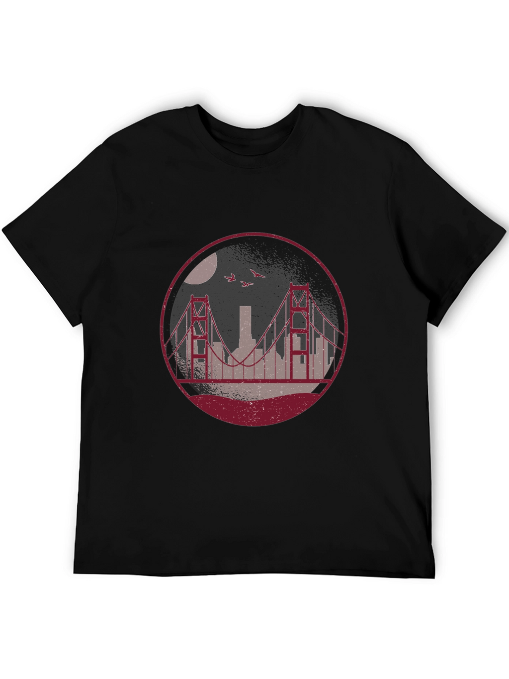Golden Gate Bridge Graphic Tee - Black