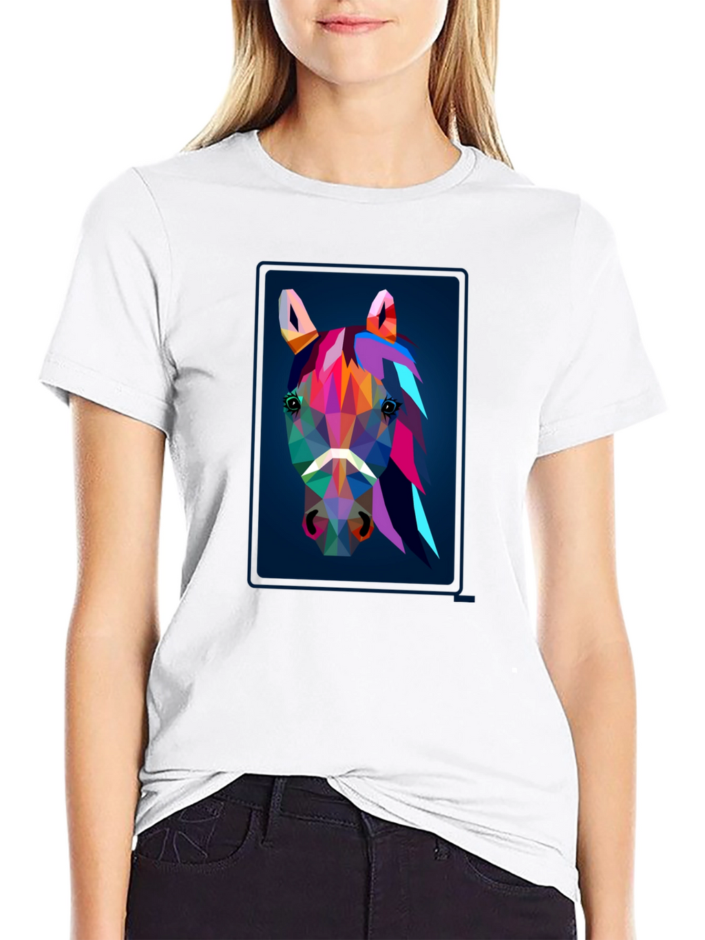 Geometric Horse Graphic Tee