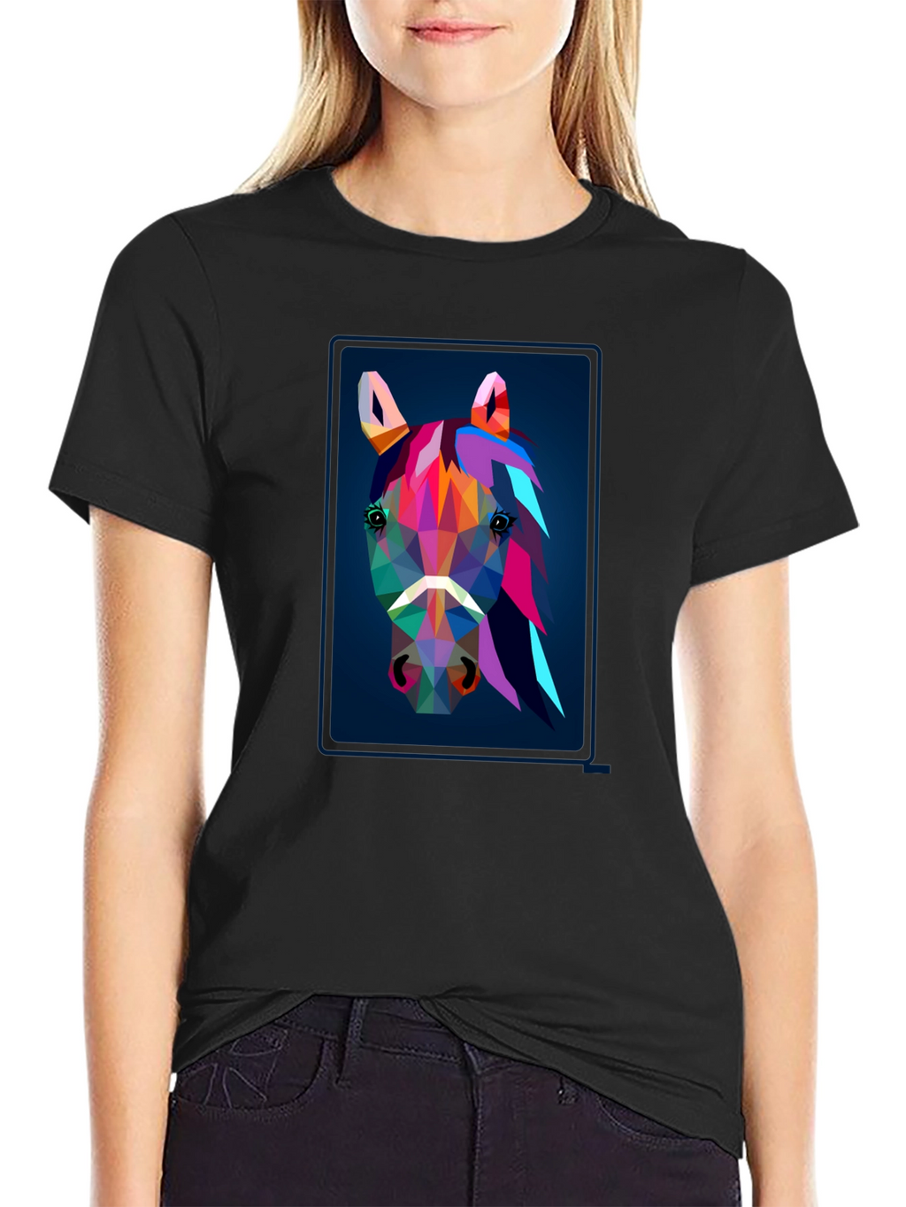 Geometric Horse Graphic Tee