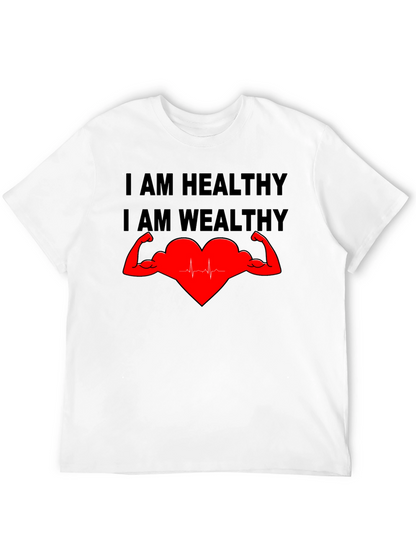 Healthy & Wealthy T-Shirt - Strong Heart Graphic Tee