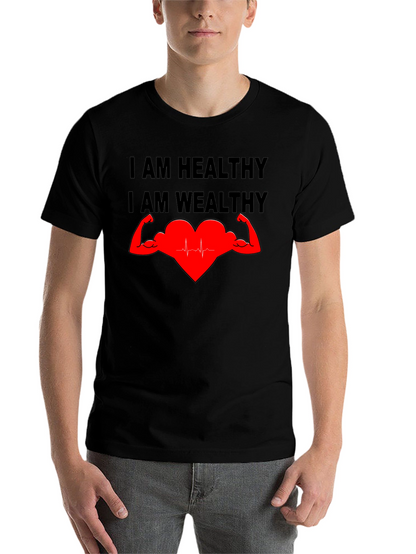 Healthy & Wealthy T-Shirt - Strong Heart Graphic Tee
