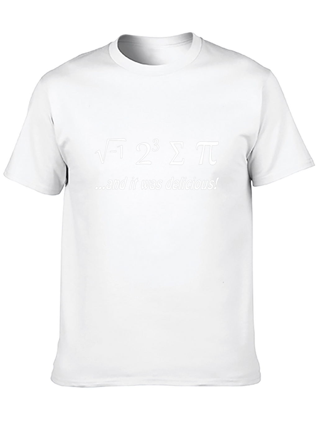 Math Pun T-Shirt - Imaginary Number Ate Sum Pi