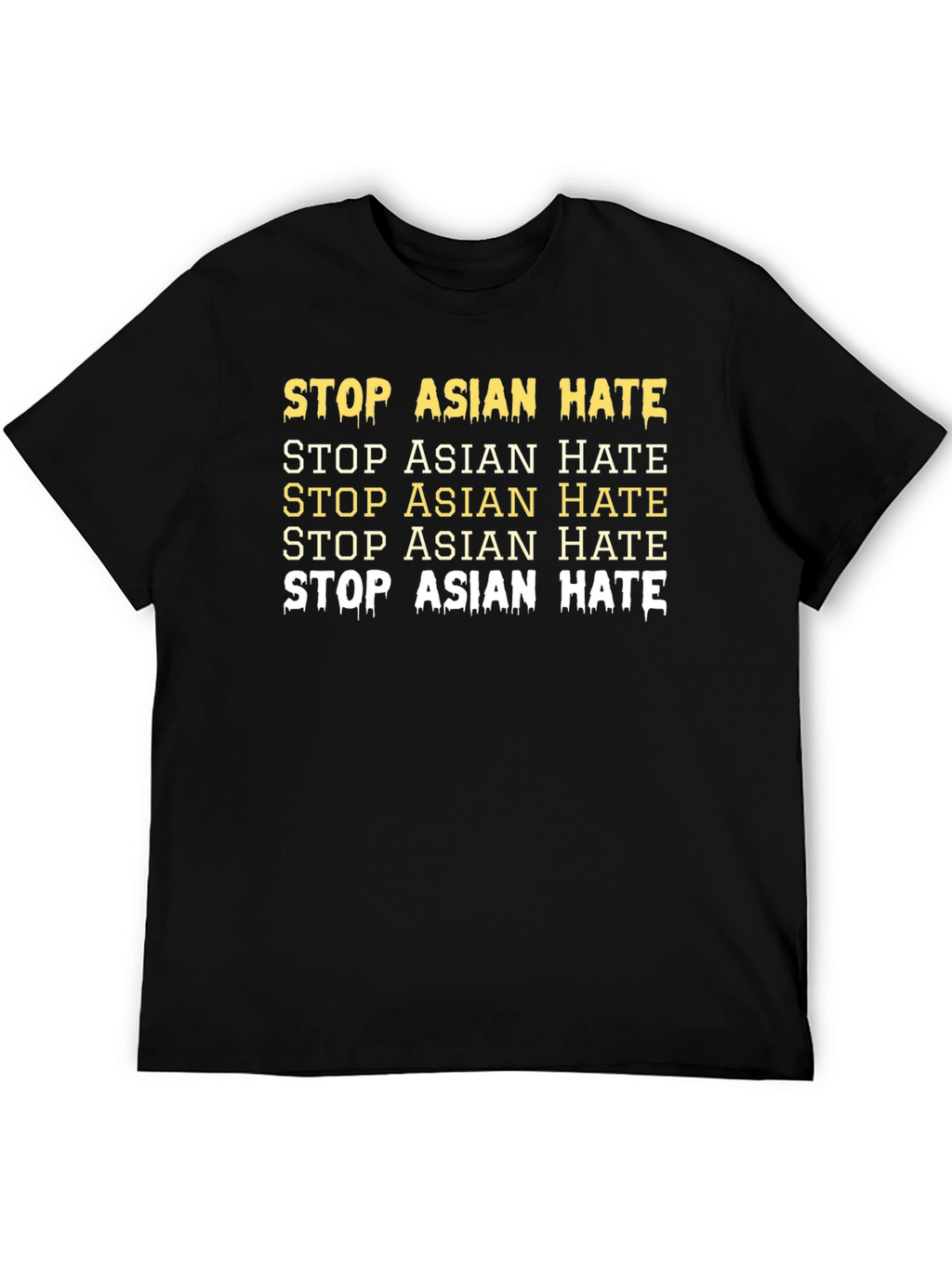 Stop Asian Hate Graphic Tee - Unisex Activism T-Shirt