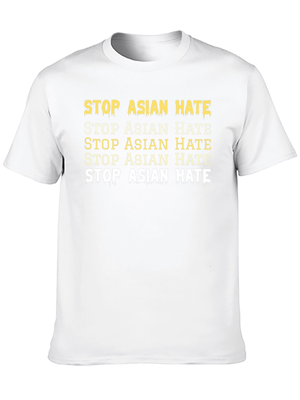 Stop Asian Hate Graphic Tee - Unisex Activism T-Shirt