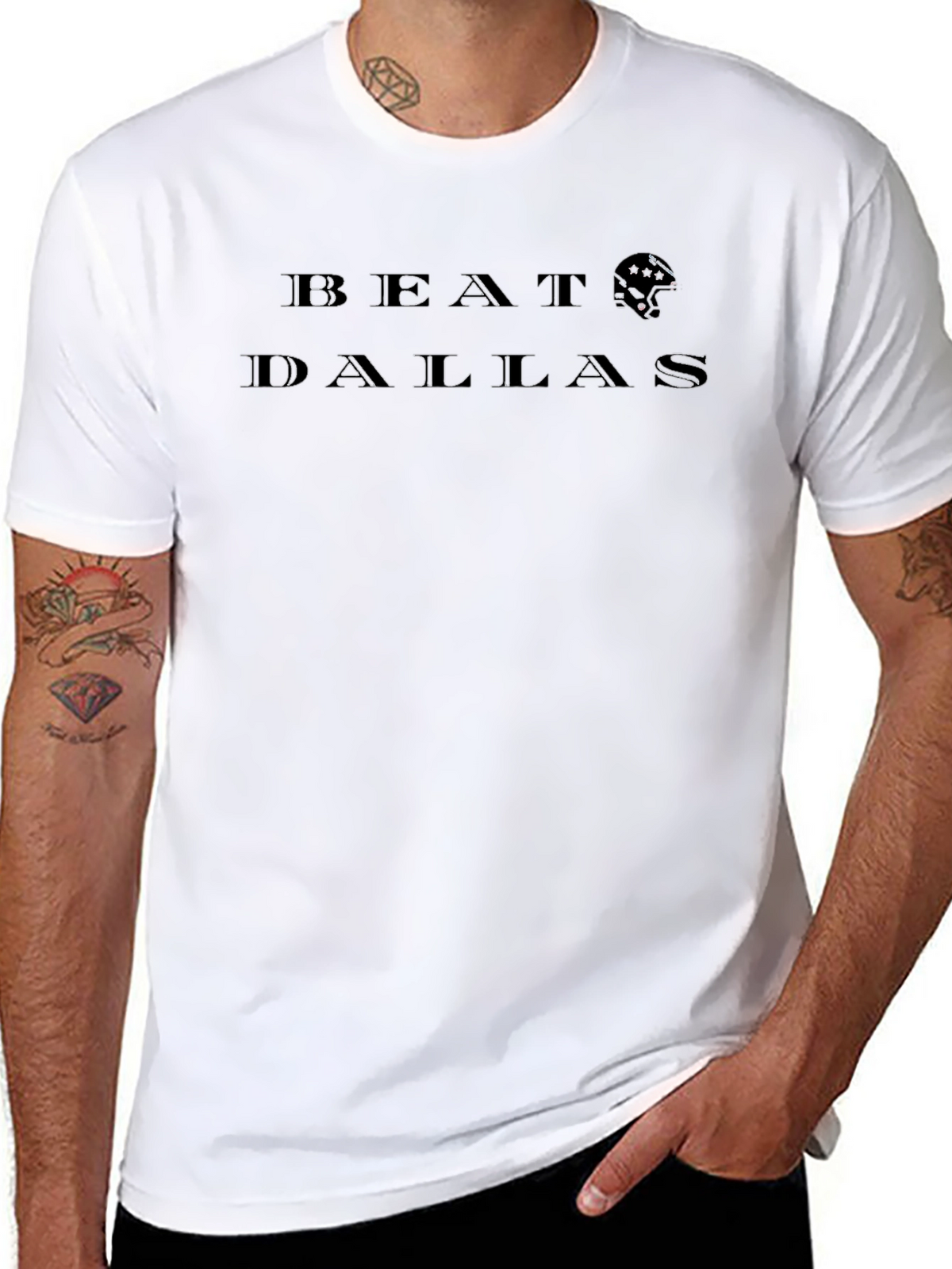 Beat Dallas Football T-Shirt - Fan Apparel