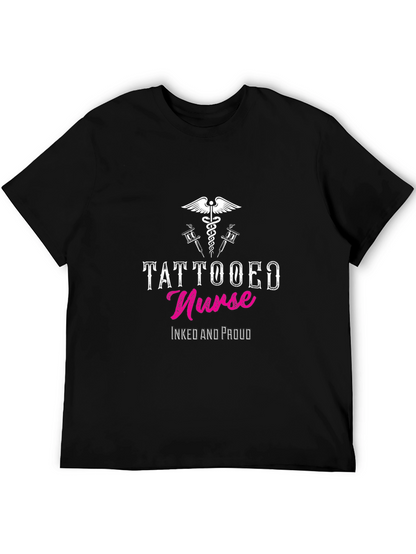 Tattooed Nurse T-Shirt - Inked and Proud Design