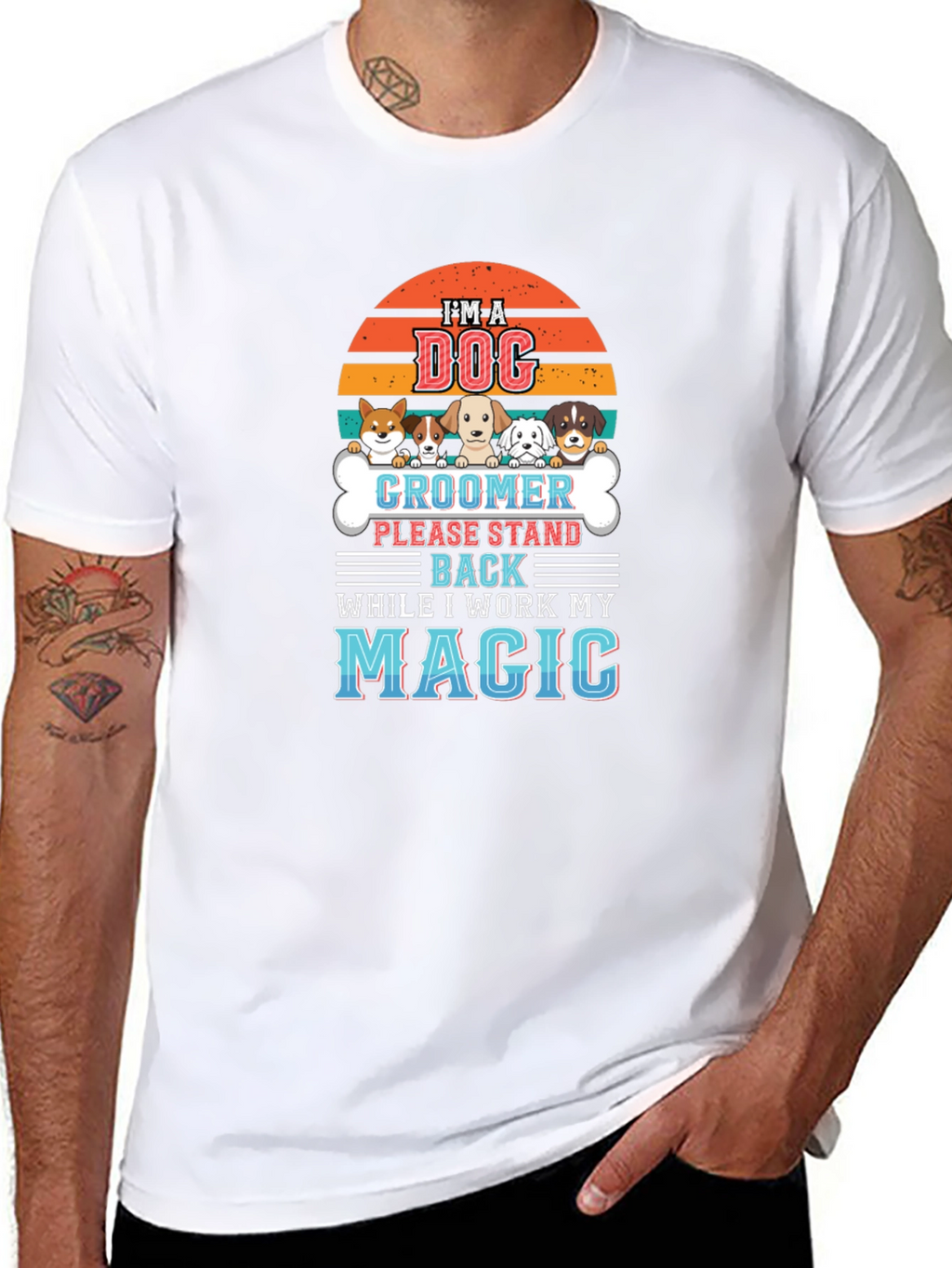 Dog Groomer Magic T-Shirt - Pet Lover Tee