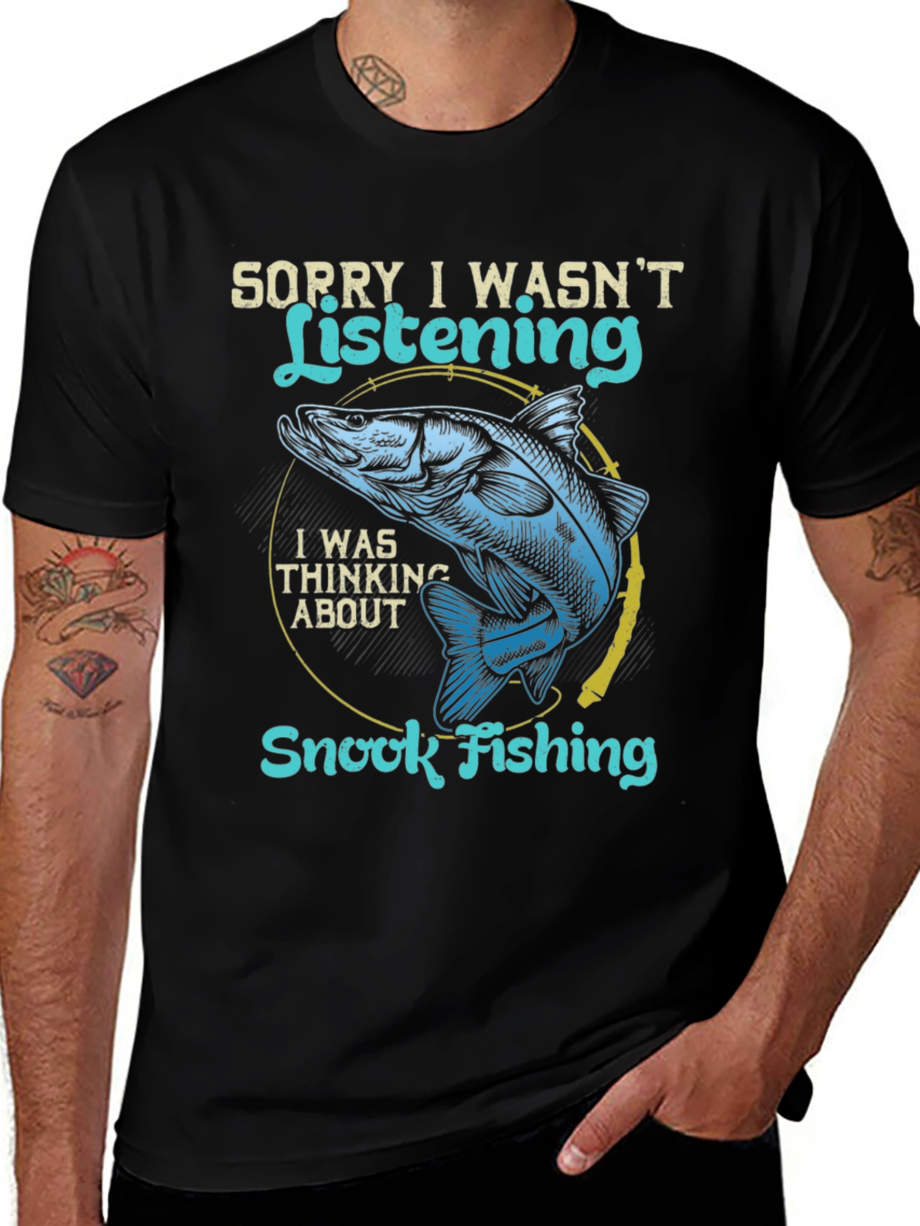 Snook Fishing T-Shirt - Sorry I Wasnt Listening Tee