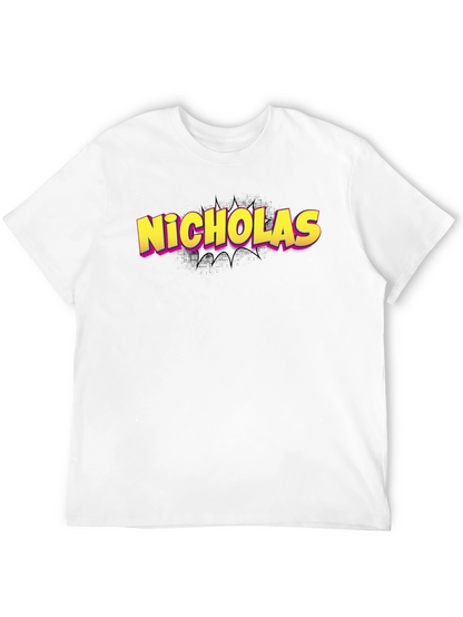 Nicholas Personalized Comic Style T-Shirt
