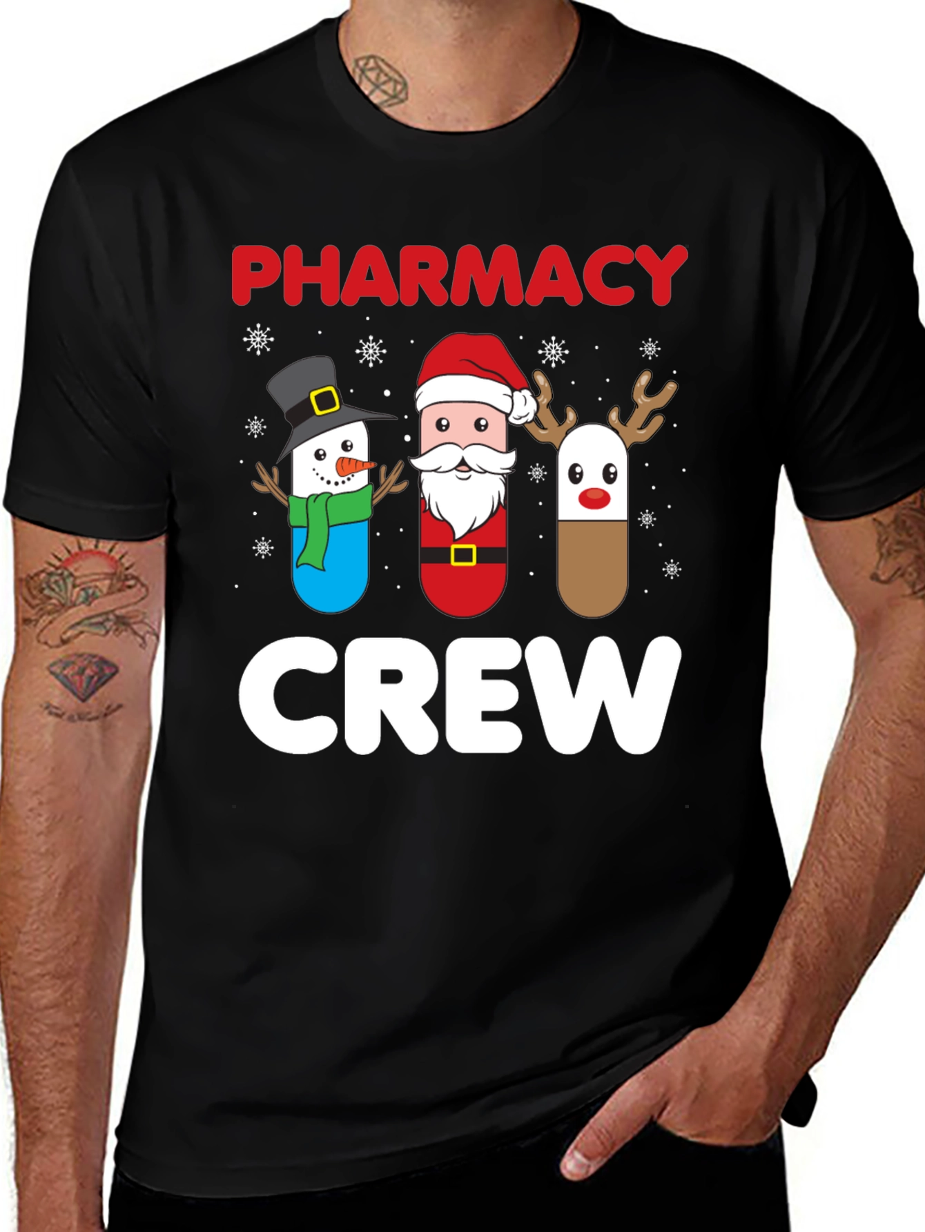 Pharmacy Crew Christmas T-Shirt