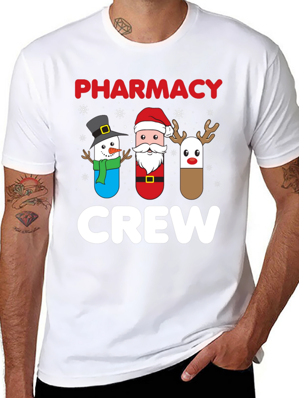 Pharmacy Crew Christmas T-Shirt