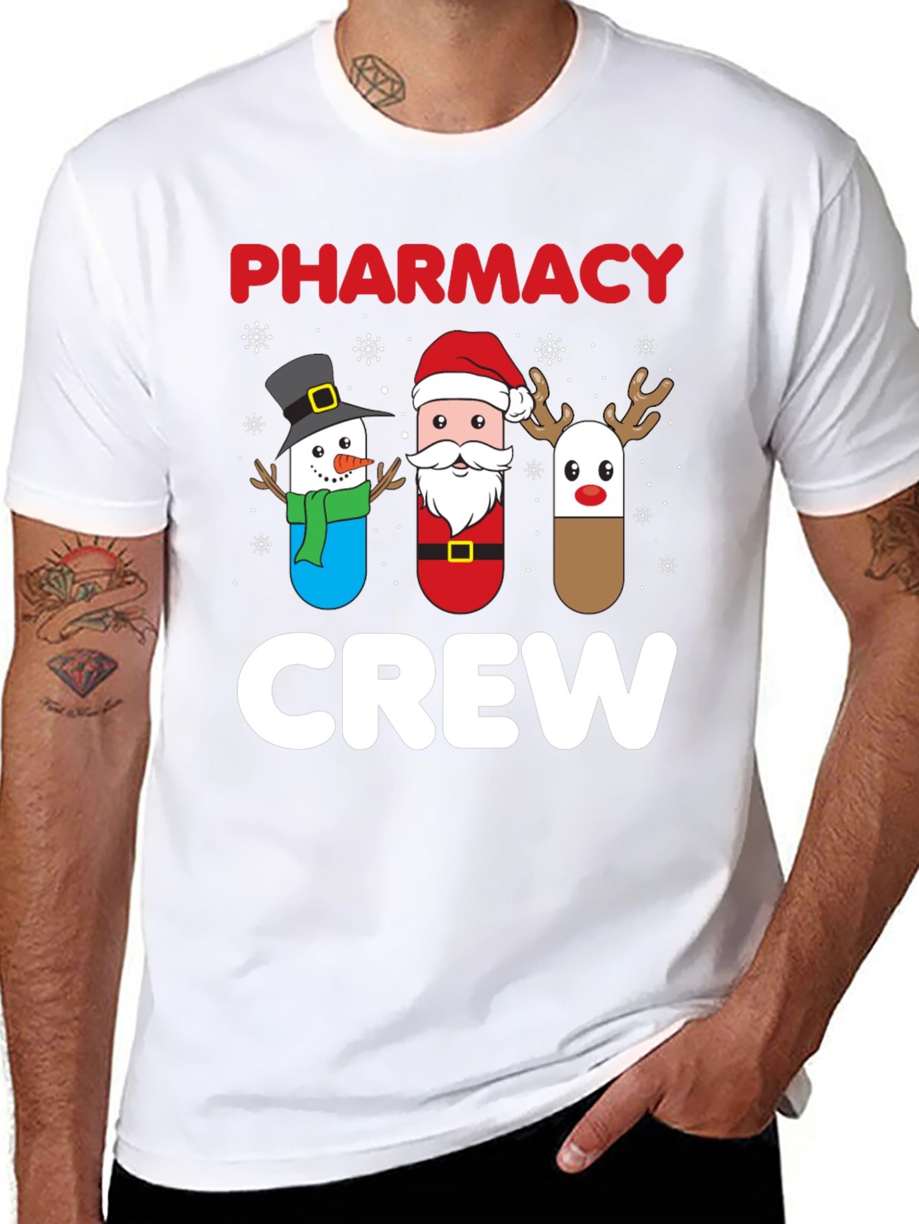 Pharmacy Crew Christmas T-Shirt