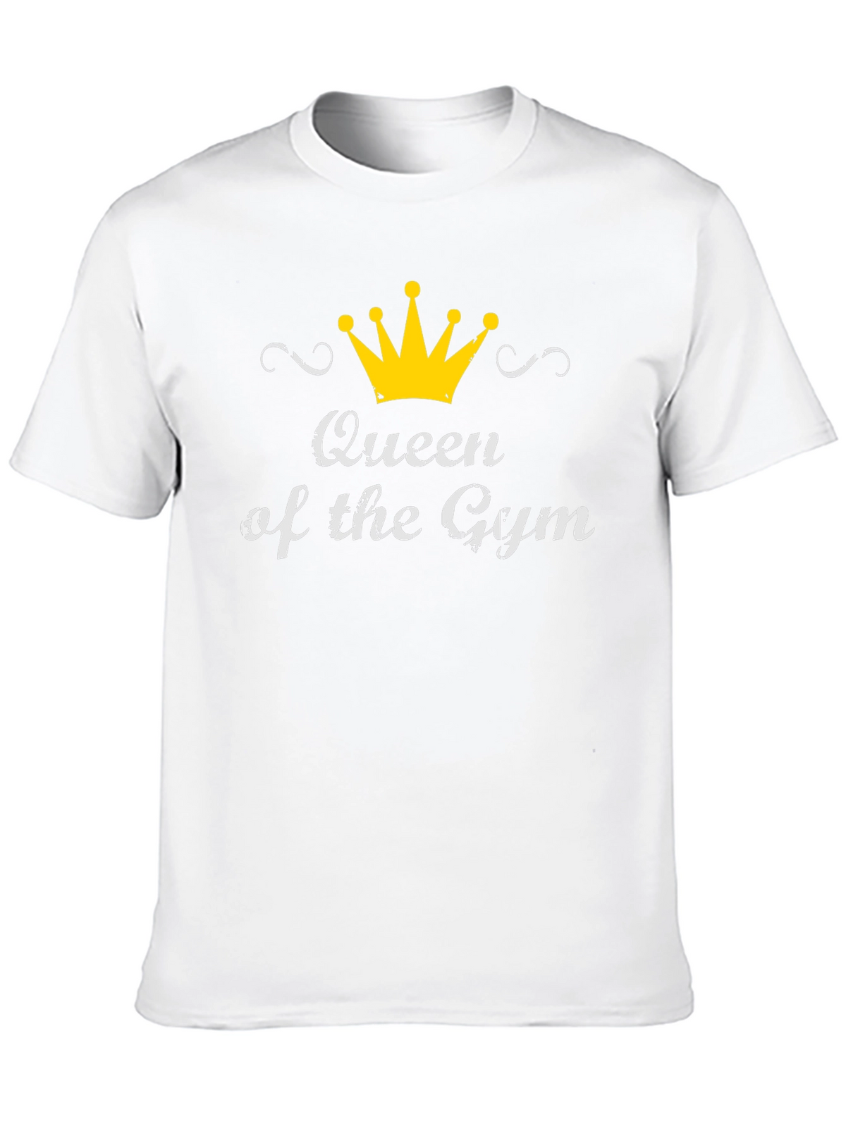Queen of the Gym Black Graphic T-Shirt