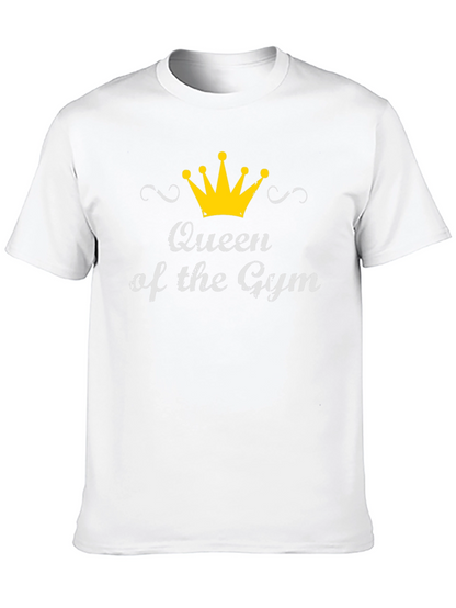 Queen of the Gym Black Graphic T-Shirt