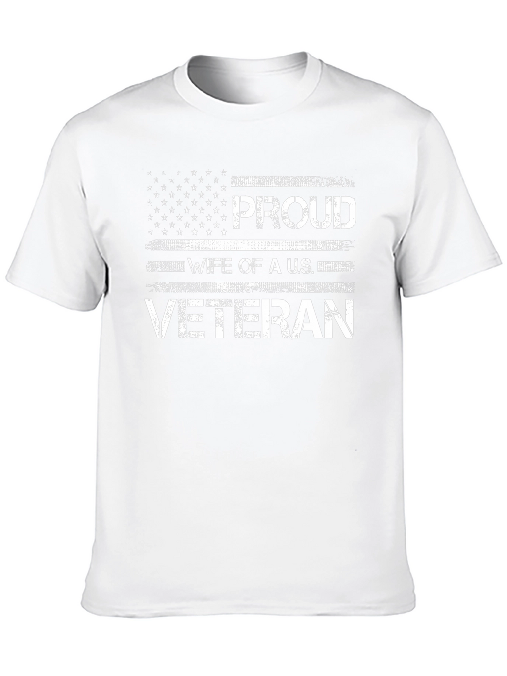Proud Wife of a U.S. Veteran Graphic Tee