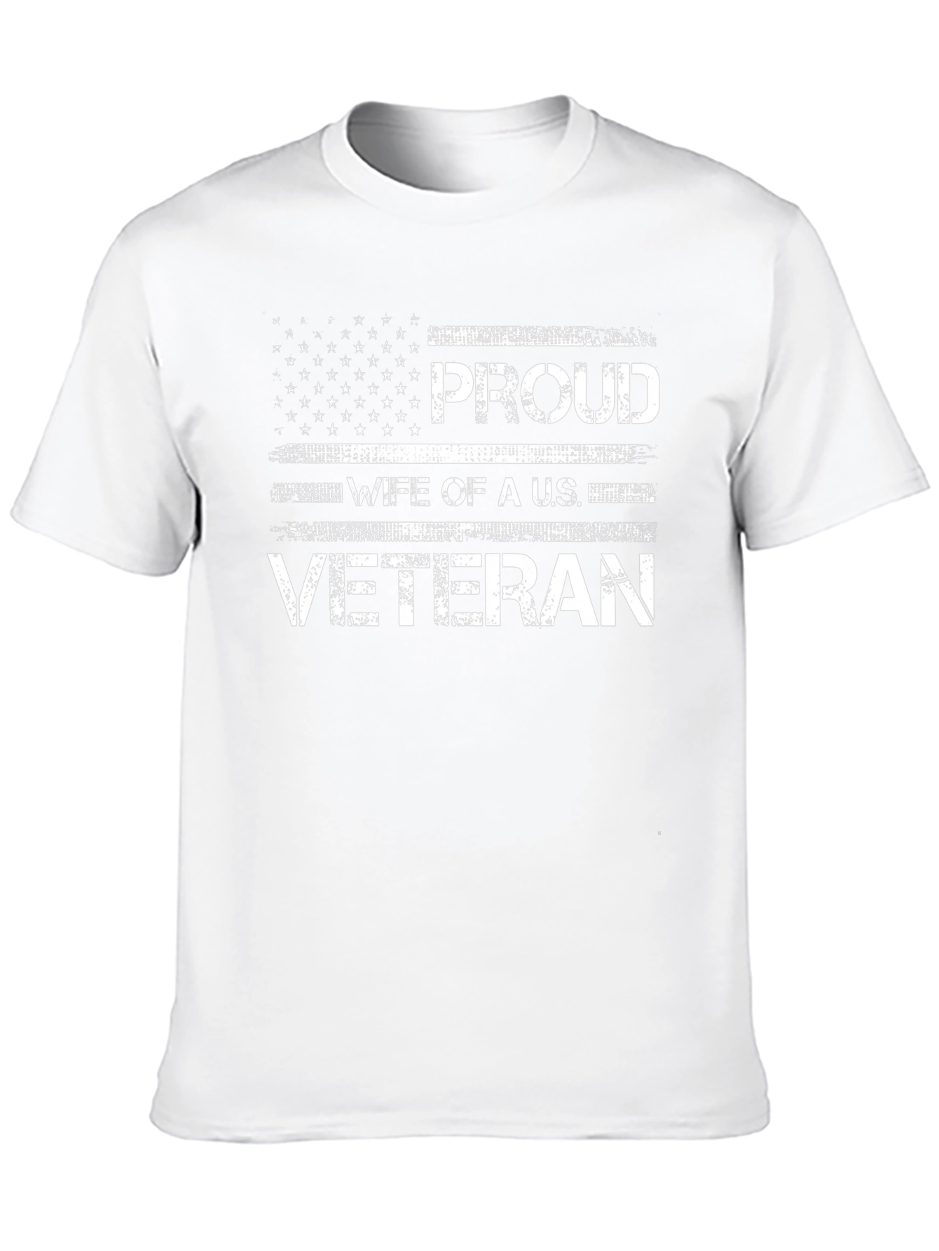 Proud Wife of a U.S. Veteran Graphic Tee