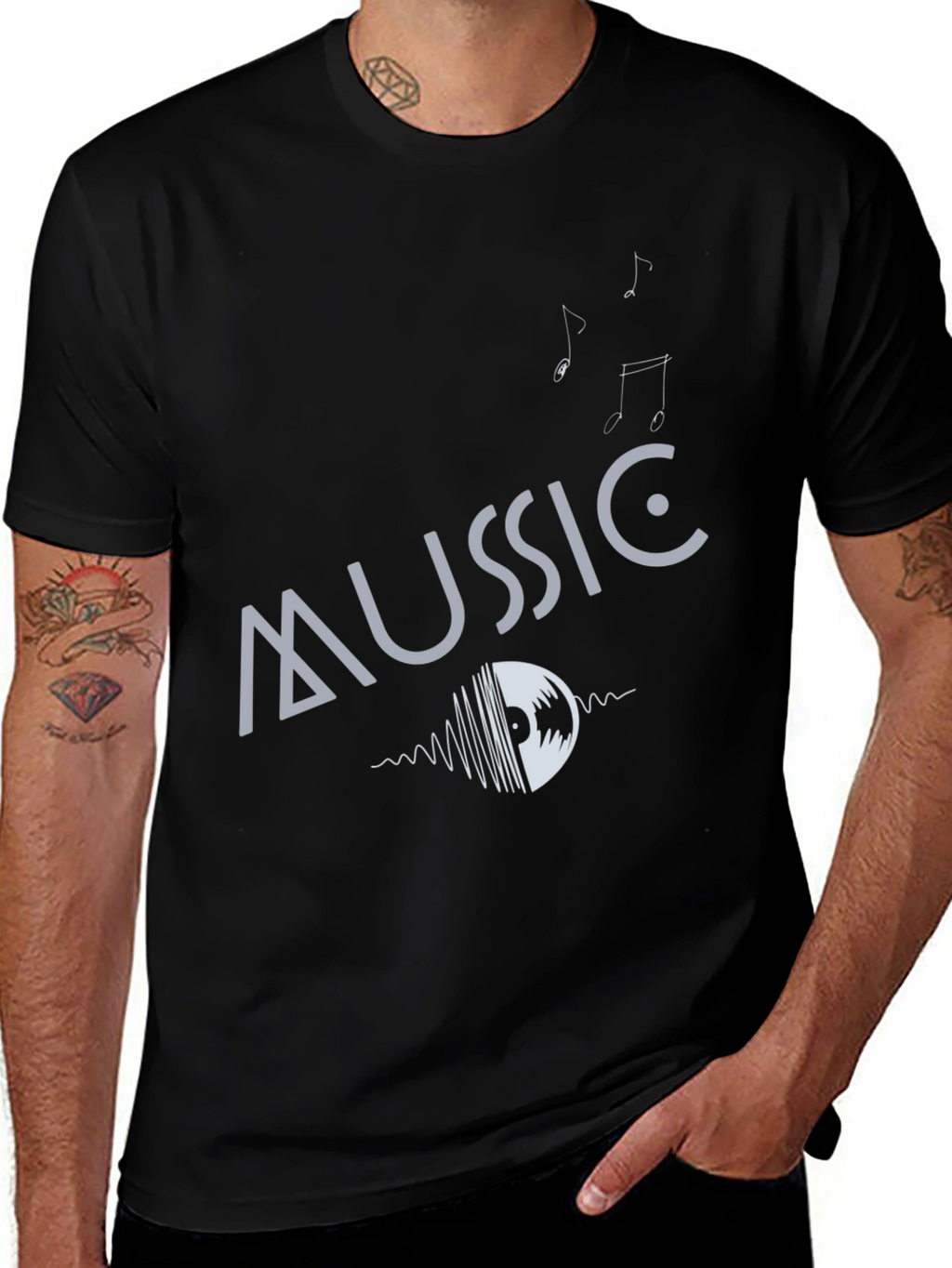 Music Lovers Tee - Vinyl Graphic T-Shirt