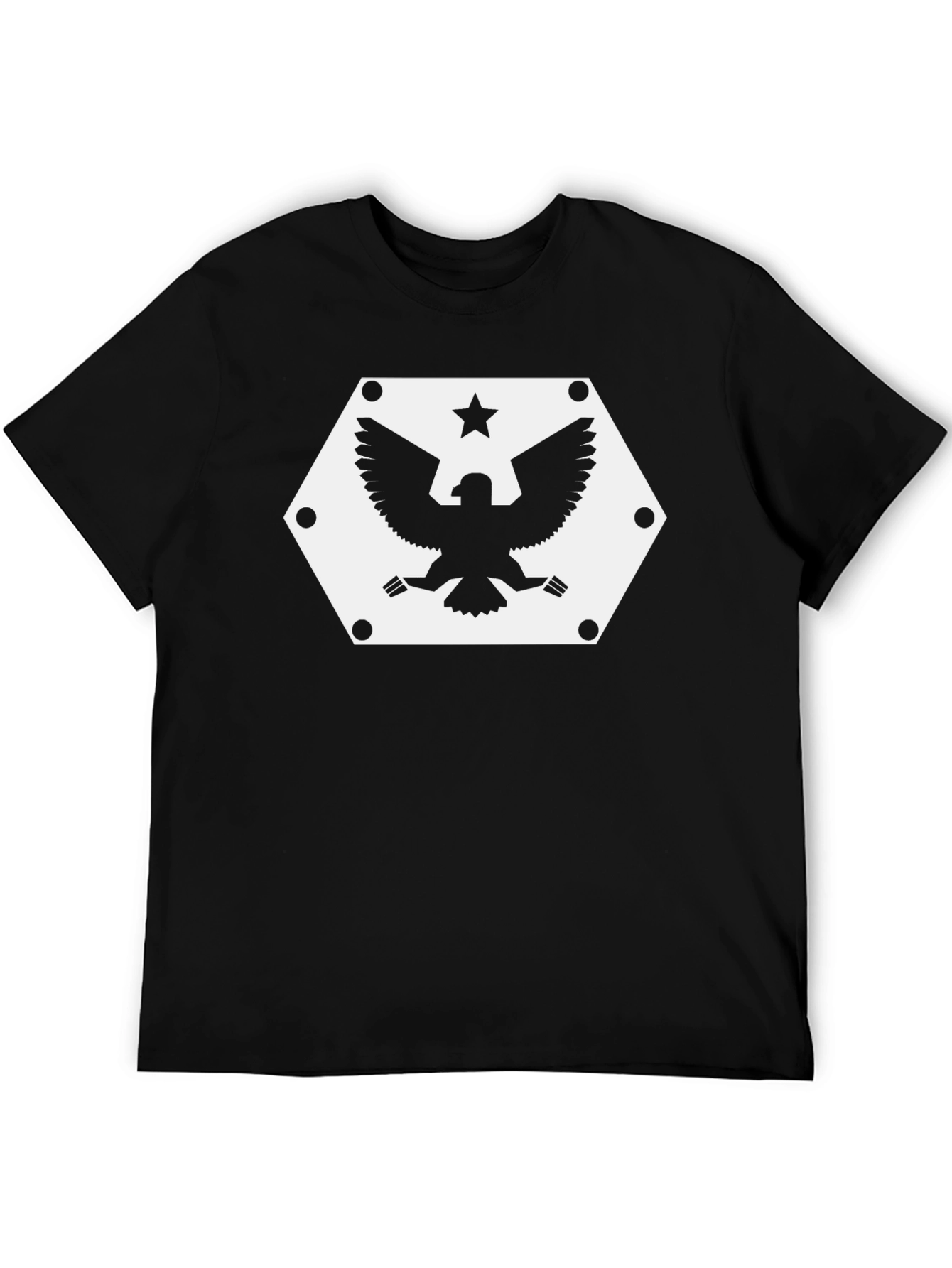 Eagle Star Graphic Tee - Black T-Shirt