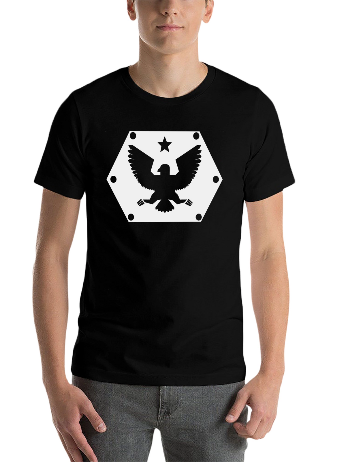 Eagle Star Graphic Tee - Black T-Shirt