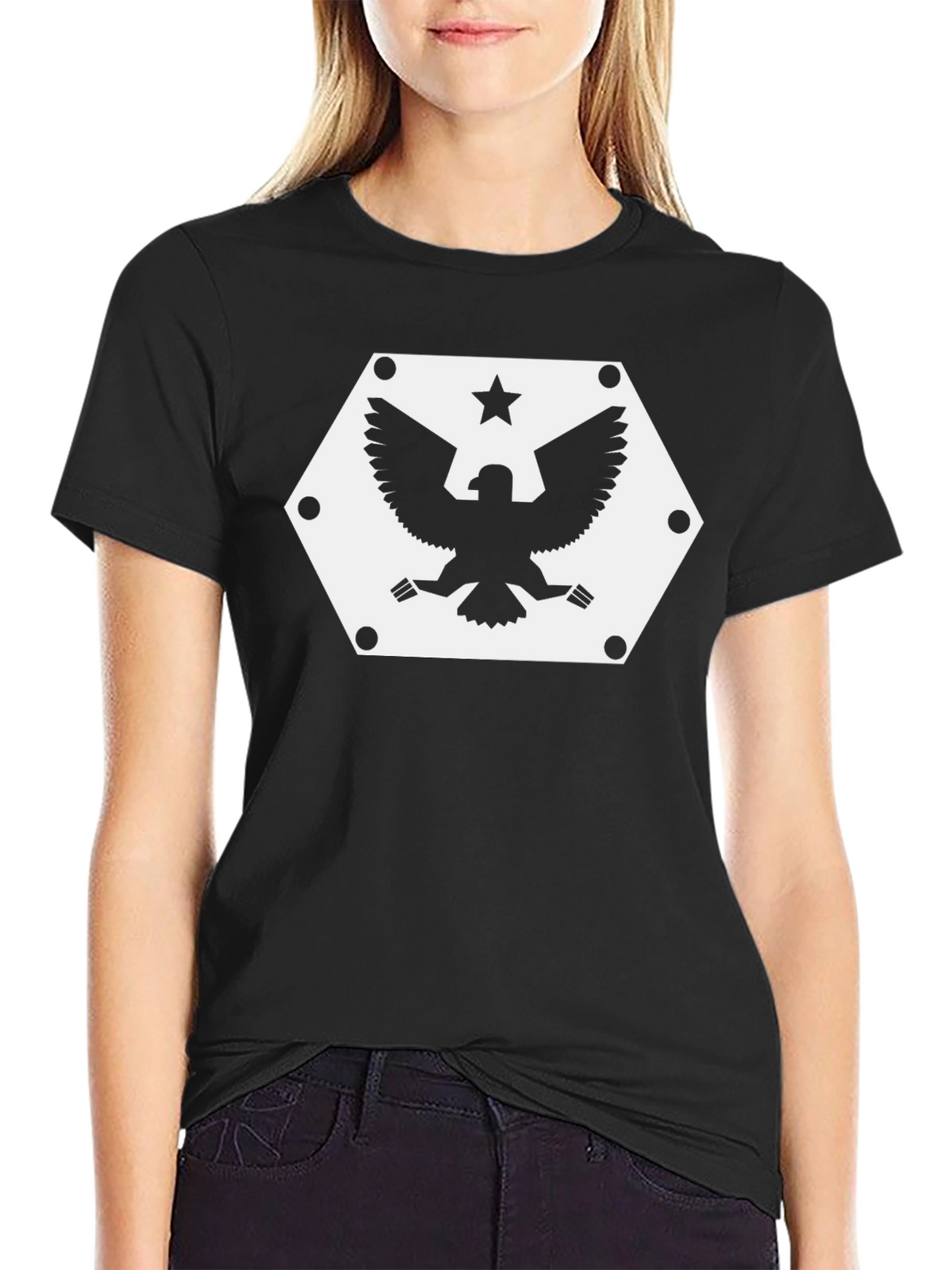 Eagle Star Graphic Tee - Black T-Shirt