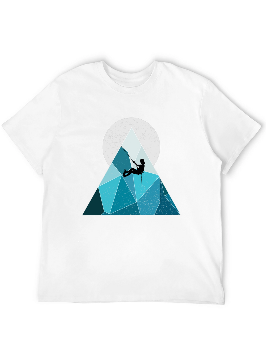 Geometric Mountain Climber Graphic Tee