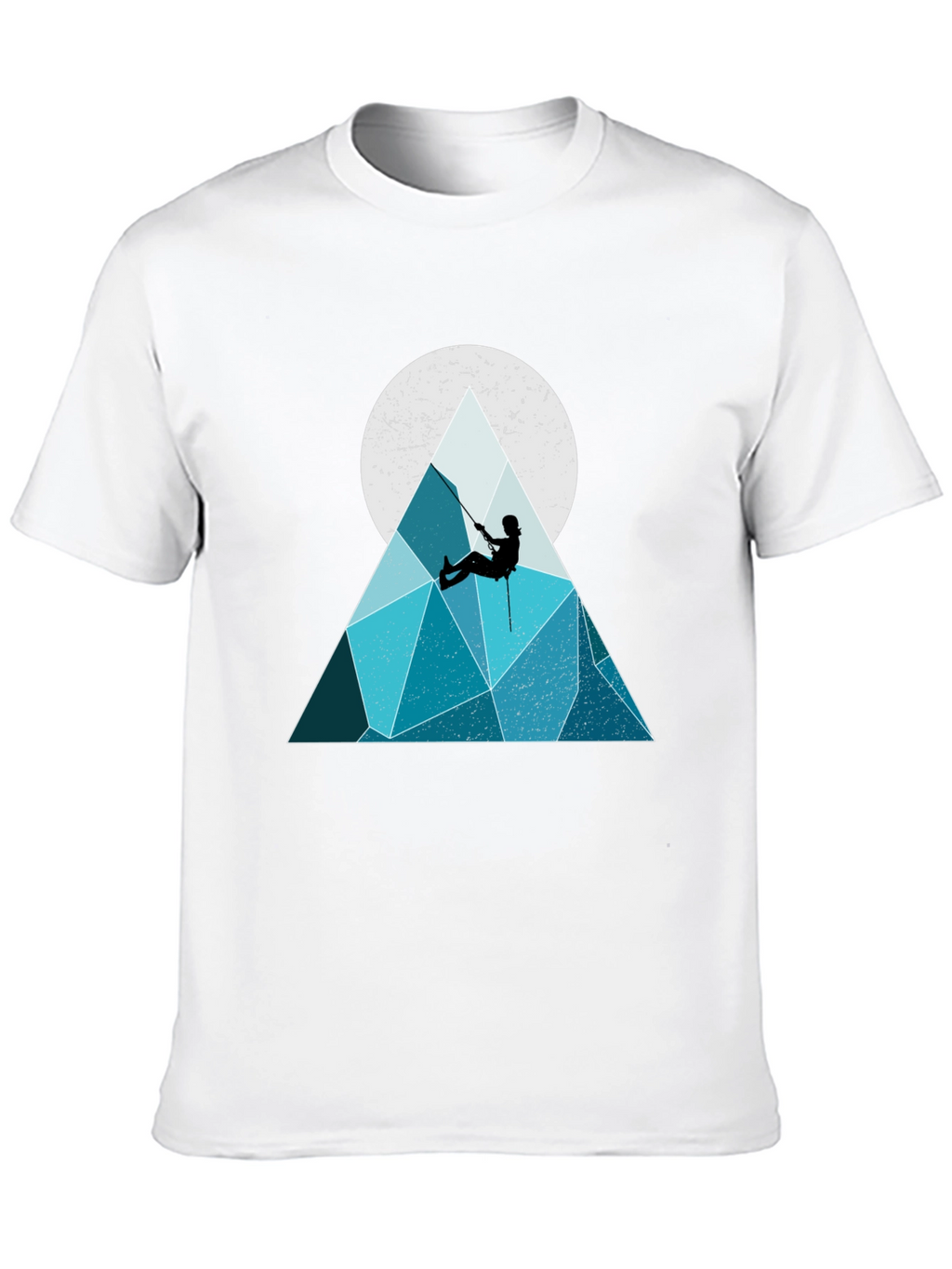 Geometric Mountain Climber Graphic Tee