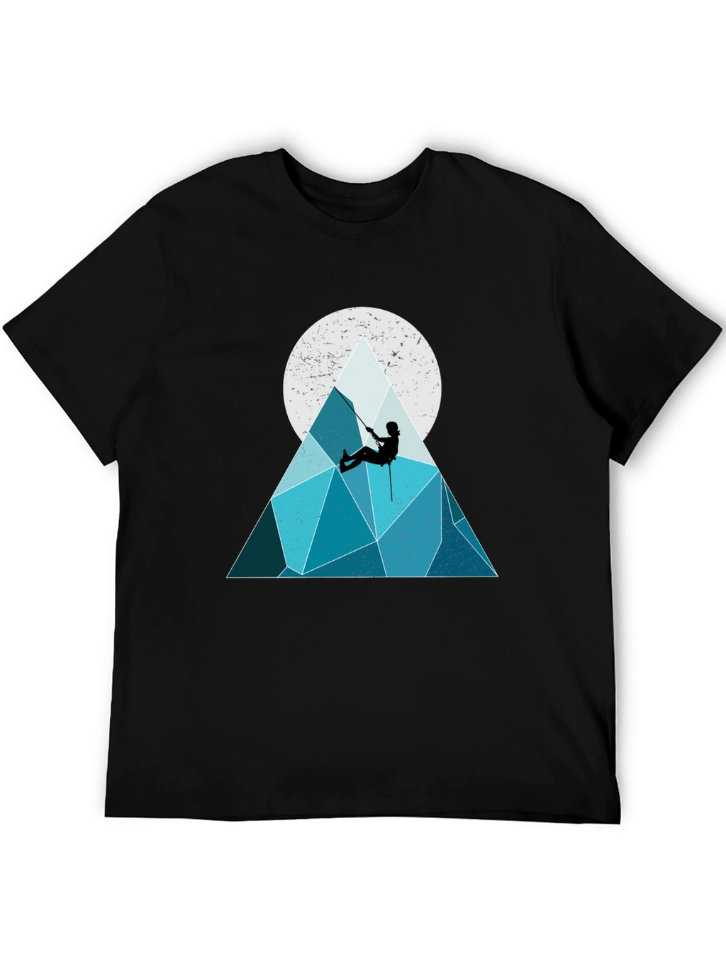 Geometric Mountain Climber Graphic Tee