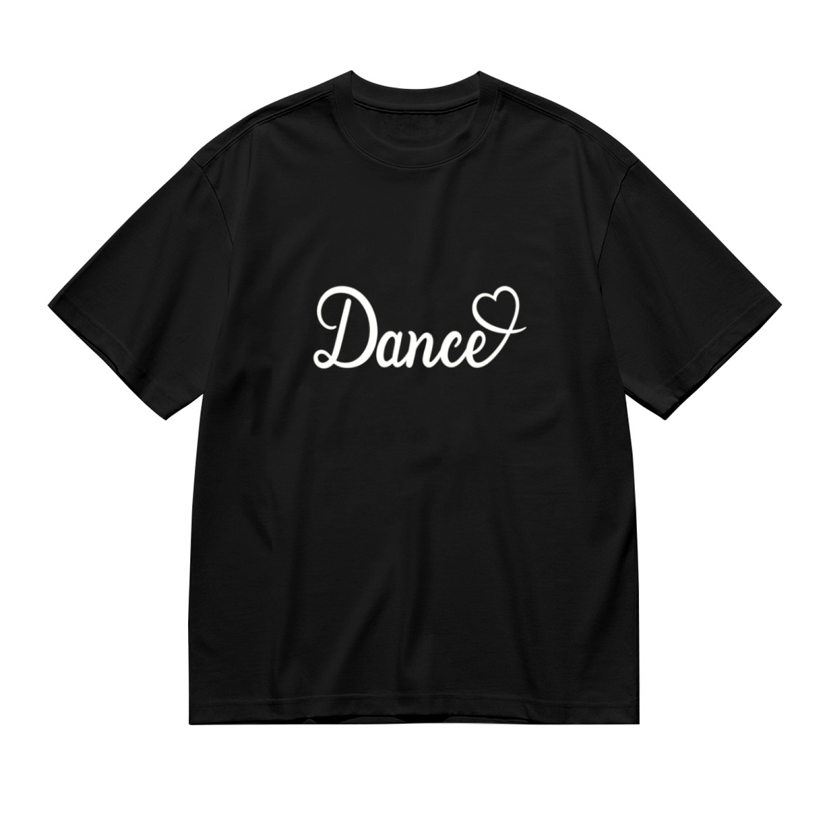 Elegant Dance Heart Cursive Script Women¡¯s Tee