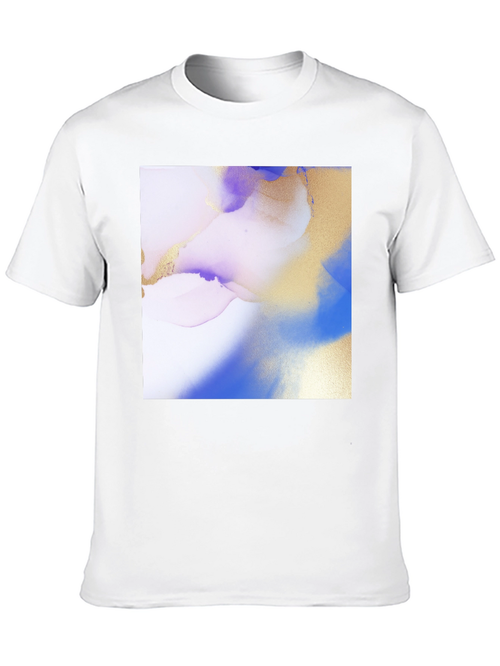 Abstract Art Print Black T-Shirt