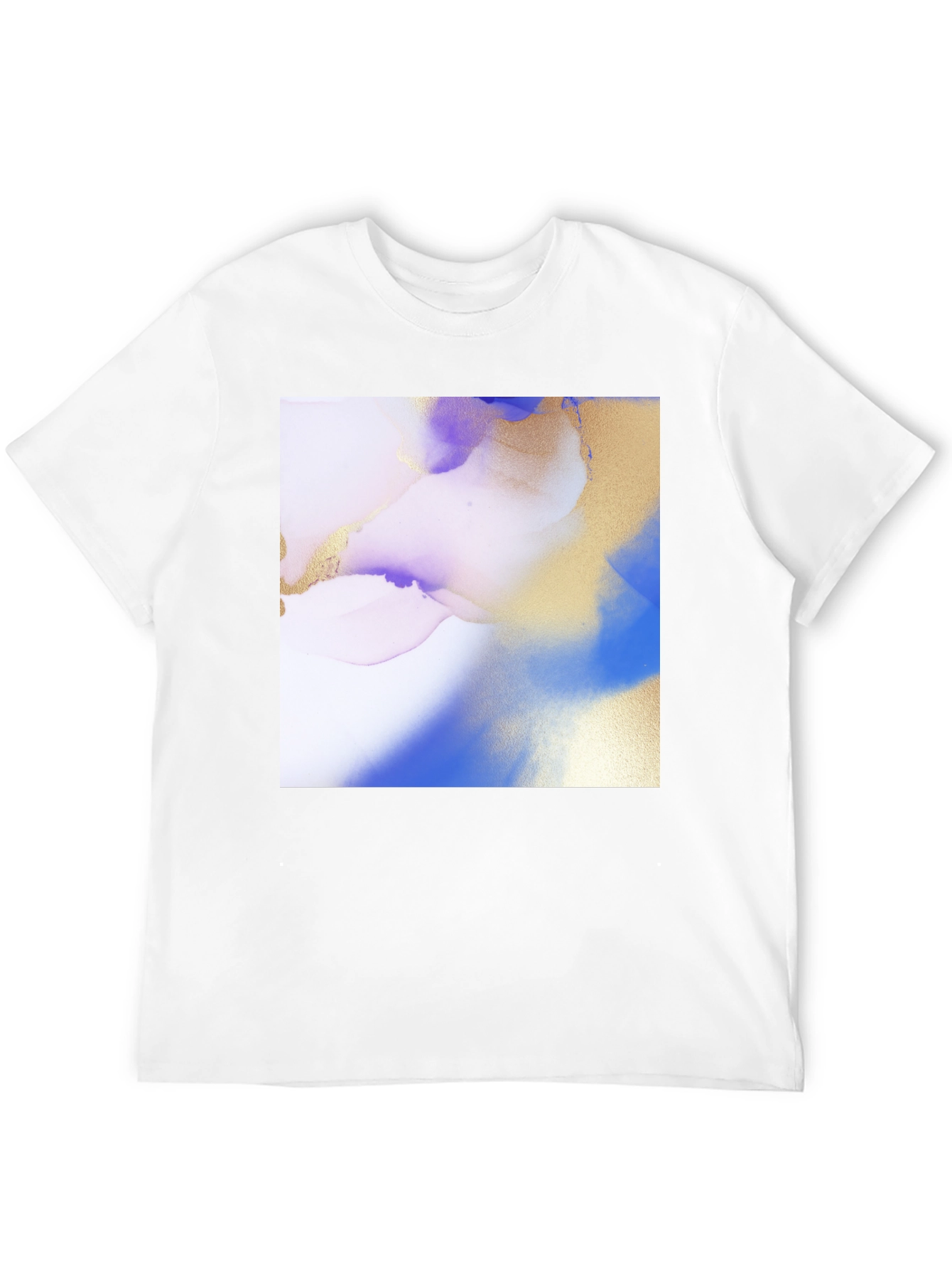 Abstract Art Print Black T-Shirt