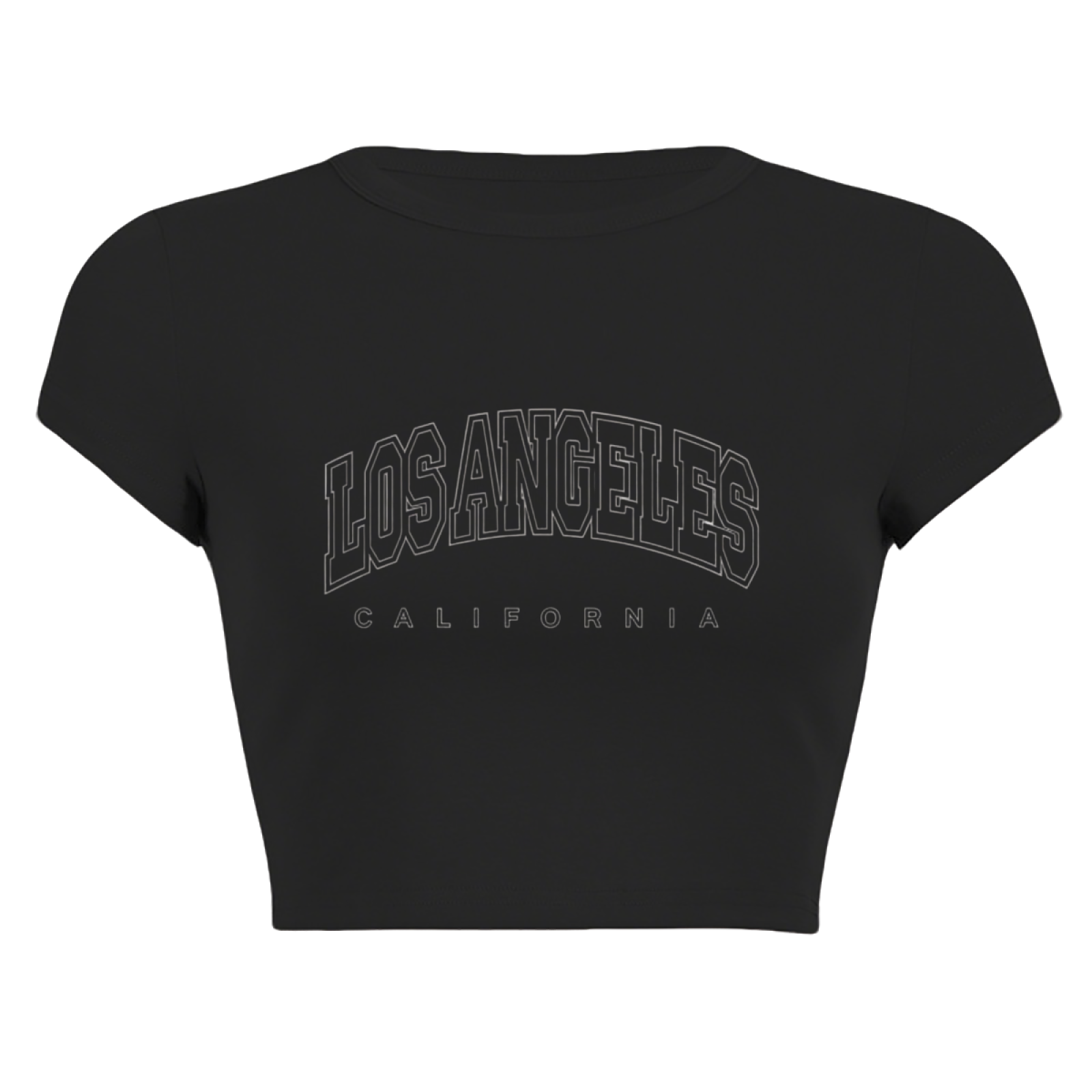 Vintage LOS ANGELES California Letter Crop Top