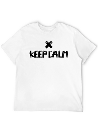 Keep Calm Black Graphic Tee